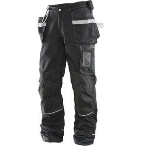NWoT JOBMAN ULTRA Workpants Reinforced Knees Size 42x34 Black $150 3B017